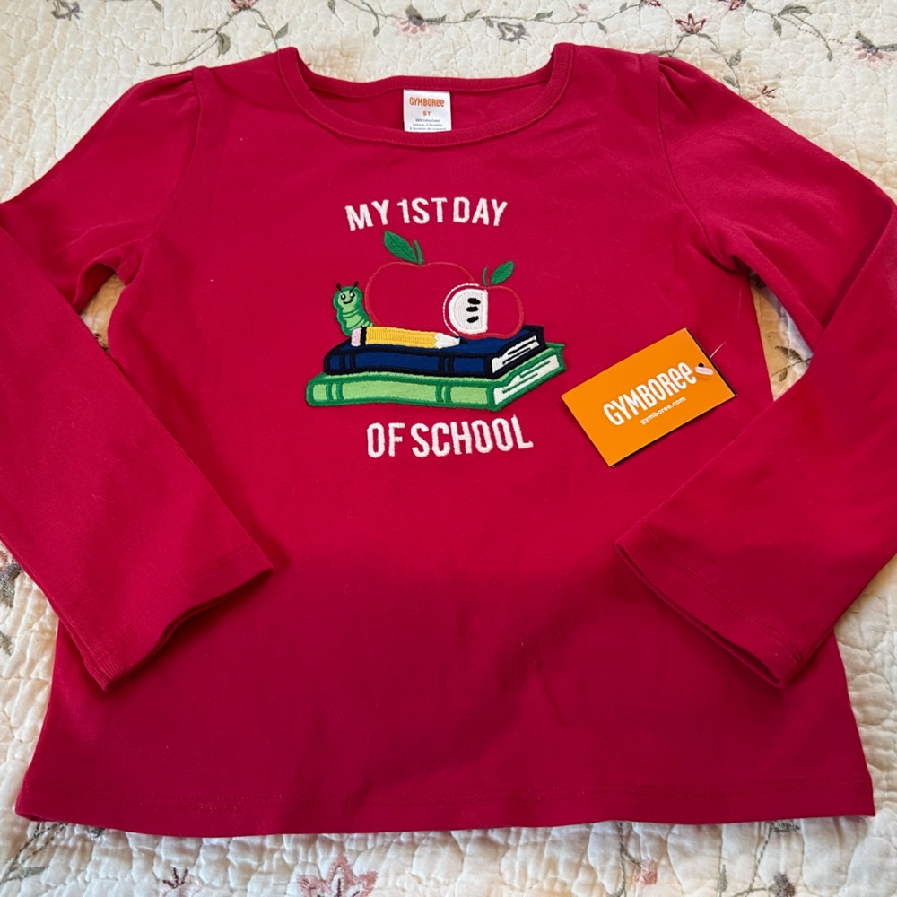First Day of School Shirt Girls Size 5T